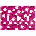 thumbnail image 2 of Metal Light Switch Wall Plate Outlet Cover (Coffee Espresso Mocha Cup Purple Heart Pink White Cupcake - Triple Toggle), 2 of 2