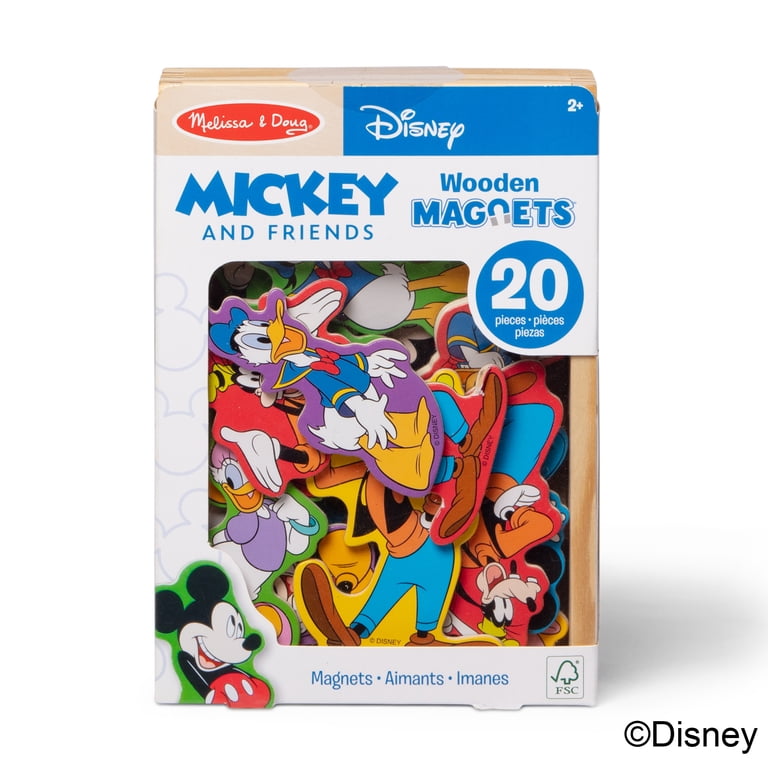 Melissa and Doug Disney Mickey and Friends Wooden Magnets, 20