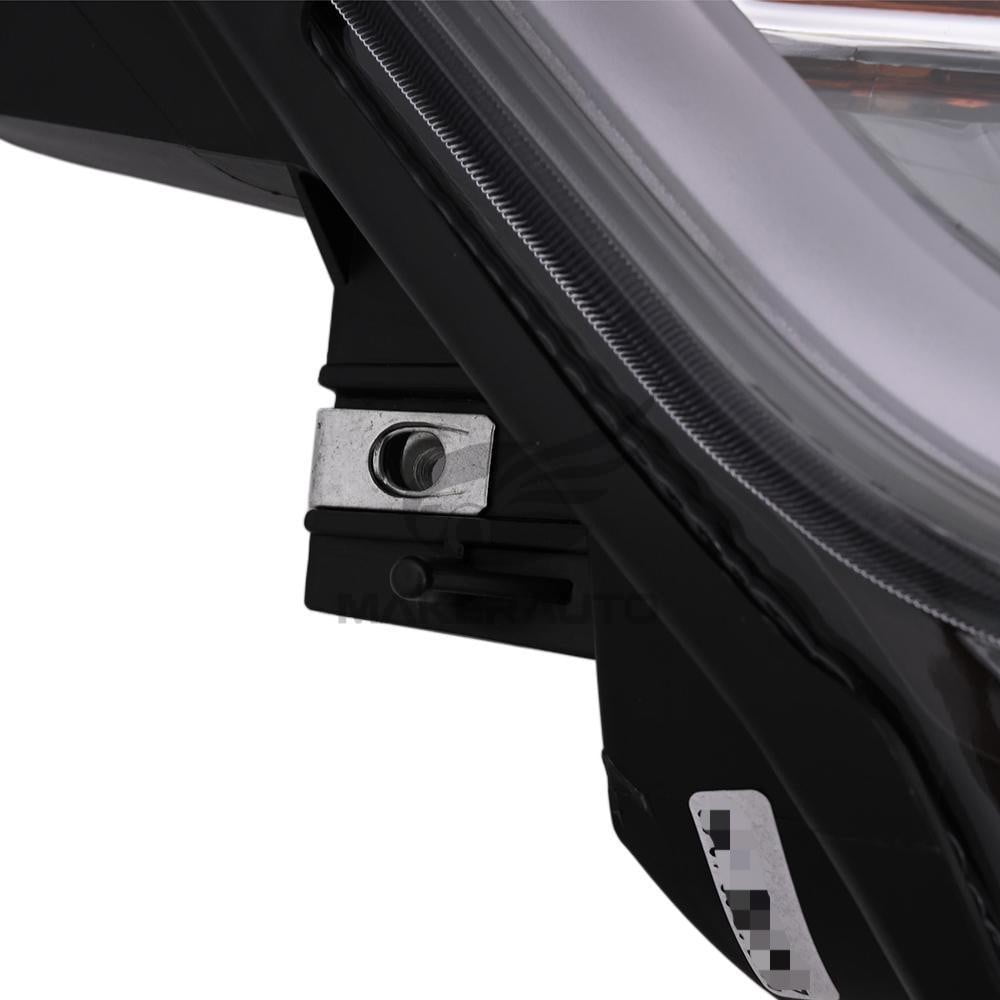 Halogen Headlight Right for 2016-2019 Ford Explorer Limited/XLT Chrome w/LED DRL