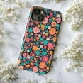 thumbnail image 6 of Colorful Floral Phone Case for iPhone 11 12 13 14 15 16 Pro Max – Retro Garden Aesthetic Cover, Cute Vintage Wildflower Design Gift for Her, 6 of 6