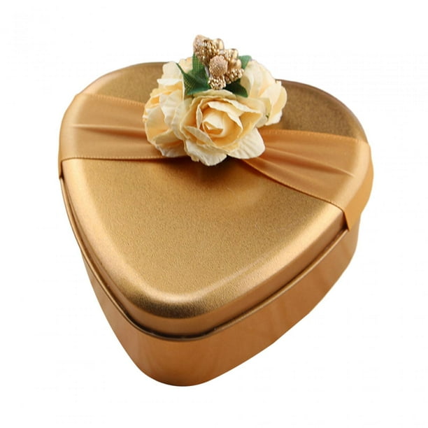 Cajas de recuerdos de boda, cajas de dulces en forma de corazón, tarros de velas, cajas de regalos del Día de San Valentín para vacaciones, boda de , 7 cm x 7 cm x 36 cm