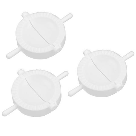 - Kitchen Plastic Pie Ravioli Pastry Dumpling Maker Mold Mould Cutter White 3 Pcs