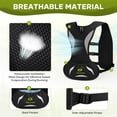 thumbnail image 2 of Maelstrom Running Vest for Men & Women, Adjustable Lightweight Hydration Pack with 500ml Soft Flask for Trail, Hiking, Cycling, Marathon Black, 2 of 8