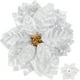 thumbnail image 1 of GOOHOCHY 28 piezas de flores navideñas artificiales, flores de Nochebuena simuladas para manualidades de coronas navideñas, 1 of 7