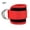 Red, variant on 2Pcs Adjustable D-Ring Fitness Ankle Straps, Padded Cable Machine Ankle Cuffs (Multicolor)