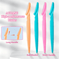 thumbnail image 5 of EXLEAF 2026 New Face Razors for Women,Eyebrow Razor for Trimming and Shaping,Multipurpose Exfoliating Women'S Facial Razors and Hair Shaper Remover Face Shavers Trimmer with Cover, 5 of 7