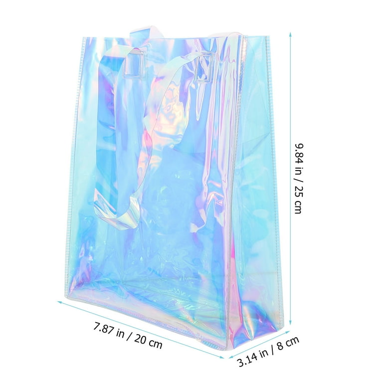 Large Capacity Holographic Portable Storage Tote Bag For Girls