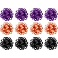 thumbnail image 2 of PMU Halloween Star Confetti Bows 3 3/4 Inch | Halloween Party Decoration | Black, Purple & Orange 12pc Assortment (12/Pkg) Pkg/1, 2 of 2