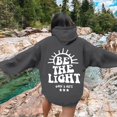 thumbnail image 4 of Womens Hoodie 2025 Be The Light Christian Hoodies with Pockets Hooded Sweatshirt Hoodie Women Pullover, 4 of 6