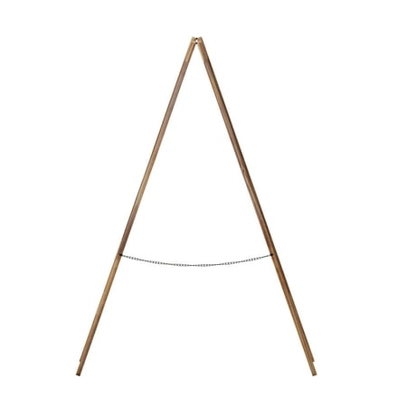 Alamont Home - Canterbury 20"W x 2-26"D x 40"H Magnetic A-Frame Chalkboard - Rustic Brown