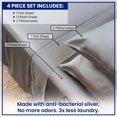 thumbnail image 4 of Miracle Percale Queen 350 Thread Count Comfortable Signature Sheet Set, 4 of 7
