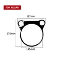 thumbnail image 6 of For Nissan 370Z 2009-20 ABS Piano Black Pattern Gear Shift Panel Cover Trim, 6 of 6