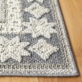 thumbnail image 3 of SAFAVIEH Global Marilou Abstract Indoor/Outdoor Area Rug, Light Grey/Dark Grey, 5'3" x 7'6", 3 of 6
