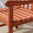 thumbnail image 5 of Malibu Outdoor 6-piece Wood Patio Dining Set with Backless Bench and Chairs, 5 of 5