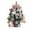 Khaki, variant on Christmas Tree With Lights Christmas Decorations 13.77inch Mini Christmas Tree Set with LED Lights,Flocking Beads,Ornaments,and Gift Boxes - Small Tabletop Tree for Table Holiday Decorations