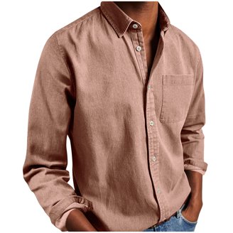 Arrow Men's Plaid Poplin Long Sleeve Dress Shirt - Walmart.com