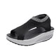thumbnail image 2 of Zapatos planos de moda para mujer, sandalias informales de tacón de cuña hueca, zapatos de talla grande Wmkox8yii shjk4285, 2 of 6