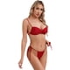 thumbnail image 5 of Mini traje de baño para mujer, Bikini brasileño Sexy, traje de baño con almohadilla, sujetador sin almohadilla, Top con Tanga de corte alto, bragas atadas, traje de baño, 5 of 5