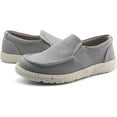 thumbnail image 2 of JABASIC Women Slip-on Canvas Loafer Lightweight Casual Walking Flat Shoes (8,Grey), 2 of 5
