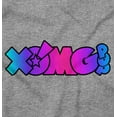 thumbnail image 2 of XOMG POP Neon Glow Rainbow Logo Women Crewneck Sweatshirt Brisco Brands S, 2 of 6