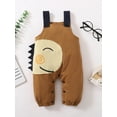 thumbnail image 2 of Nygoyerh Newborn Girls Boys Button Straps Overalls Dinosaur Pattern Adorable Sleeveless U Neck Casual Jumpsuit Infant Clothing 0M 3M 6M 9M 12M 18M, 2 of 7