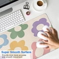 thumbnail image 4 of Experience the Best in Gaming with Vintage Flowers Keyboard Mouse Pad - Large Desk Pad Decor for Girls, Perfect for Gaming & Office Work - Non-Slip Rubber Base, 31.5x11.8 inch, 4 of 7