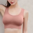 thumbnail image 3 of Bigersell Women's Bras for Older Women Sale Tshirt Bras Push-Up Bra Style R4192 V-Neck No Underwire Bras Pull-On Bra Closure Women's Plus Size Nursing Bras with Support Pink XL, 3 of 5