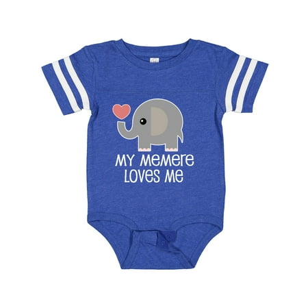 

Inktastic Memere Grandma Loves Me Gift Baby Boy or Baby Girl Bodysuit