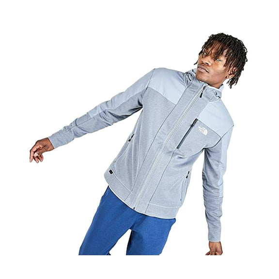 The North Face Mittelegi Full-Zip Mens Jackets Size M, Color: Grey/White