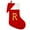 R, variant on geerera Green Christmas Stockings with Initials, 5"x7" Personalized Christmas Stocking with Golden Letter for Christmas Tree Fireplace Home Decor(D)