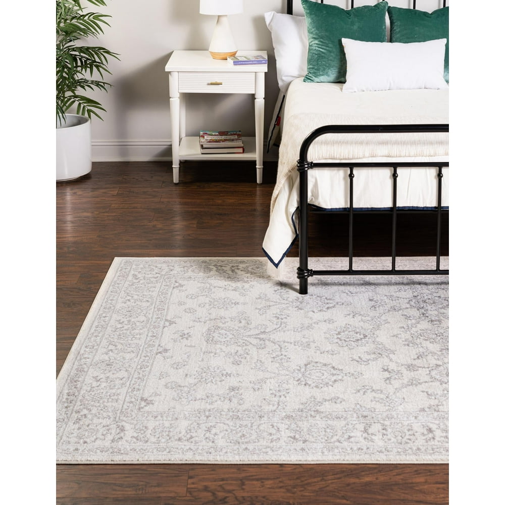 Charlotte Collection Rug 10' x 14' Ivory LowPile Rug