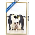 thumbnail image 3 of A Group Of Emperor Penguins Wall Poster, 22.375" x 34", Framed, 3 of 3