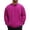 Hot Pink, variant on Vintage Oversized Crew Neck Sweatshirt for Men Long Sleeve Shirt Basic Solid Color Tee Acid Wash Shirt Pullover Top