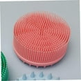 thumbnail image 2 of 3pcs Sensory Tactile Brush Kids Tools Baby Sensory Brush Cleaning Scrubber Silicone Body Scrubber Infant Hair Brush Bathing Supply Pink Child Silica Gel Scalp Hairdressing Tool, 2 of 5