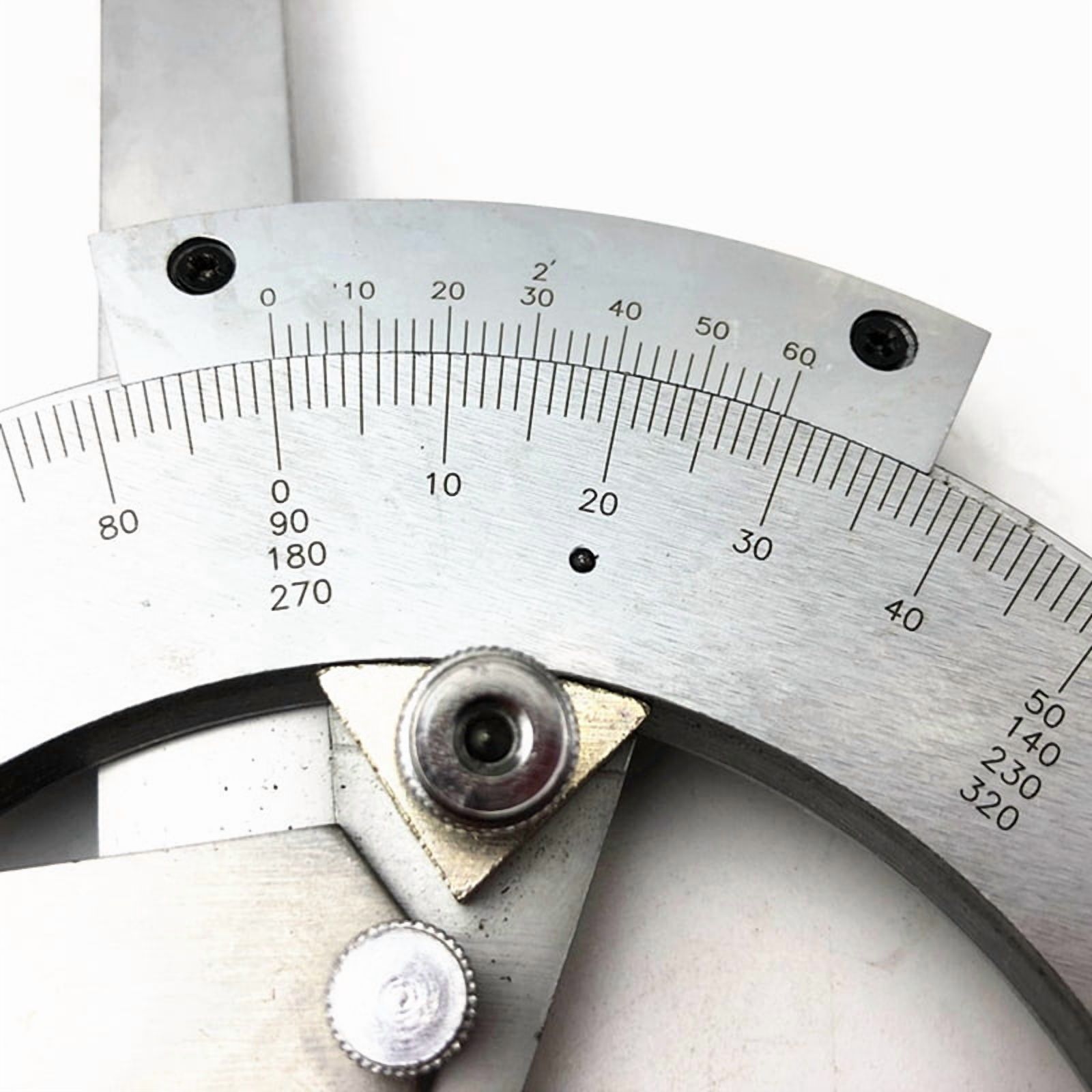 0-320 Degree Vernier Angle Ruler with Storage Box Protractor Woodworking Measuring Ruler1 x Protractor
