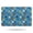 Police and Vest Blue Pattern, variant on Police and Light Red Pattern Non Slip Microfiber Bathroom Rugs, Soft Rubber Backing Bath Mats for Bathroom Floor Tub and Shower,17"x30"
