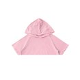 thumbnail image 3 of Hansber Kids Girls Short Sleeve Hooded Crop Top Solid Color Short Hooded Sweatshirt Stage Performance Pink 10, 3 of 7