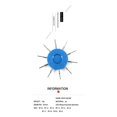 thumbnail image 3 of destyer High Accuracy Glasses Hole Measuring Tool Eyeglass Repair Tool 10 Size, 3 of 8