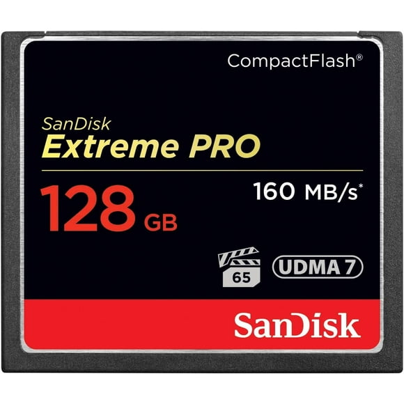 Tarjeta de memoria SanDisk Extreme PRO CompactFlash 128GB UDMA 7