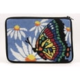 thumbnail image 2 of Stitch & Zip Needlepoint Purse/Cosmetic Case Kit - SZ573 Butterfly & Daisies, 2 of 2