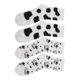 thumbnail image 2 of EeaseMX 2 pares de calcetines delicados de vacas de dibujos animados, calcetines peludos para mujer, calcetines de felpa de tubo, 2 of 8