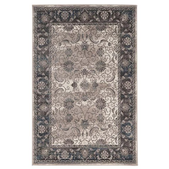Laysan Home 9' x 12' Power Loomed Rug in Ivory