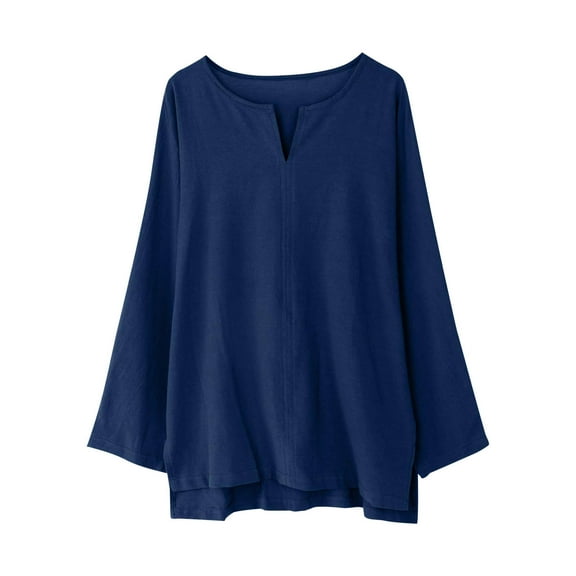 Vivianyo HD Men's Patchwork Long Sleeve Button-Down Shirt for Spring Men's Long Sleeved Solid Color V-lapel Casual Shirt