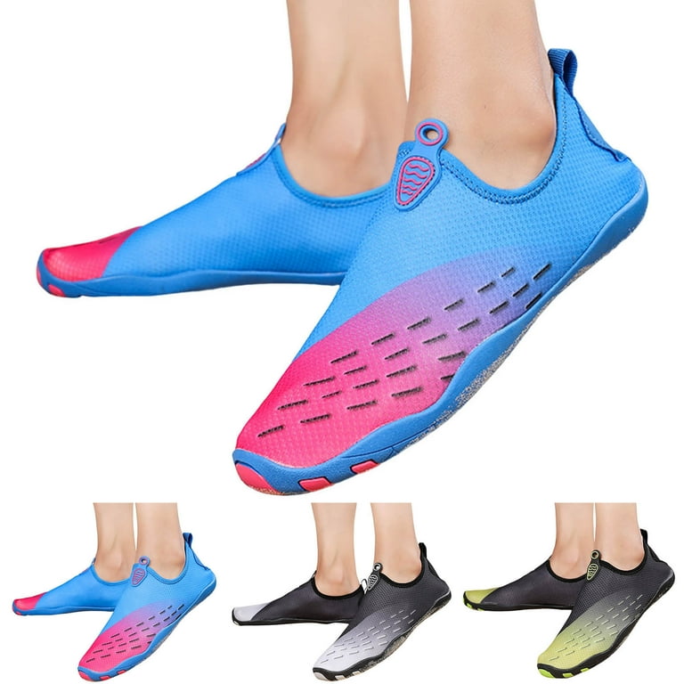 Leozcaa Water Shoes for Men Quick-Dry Aqua Socks Swim Beach