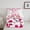 Pink White 176, variant on jejeloiu Autumn Harvest Pumpkin Bedding Comforter Set,Fall Maples Leaves Twin Comforter Sets,Geometric Plaid Bedding Set For Children,Luxury Bedroom Decor Reversible,2 Pieces
