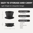 thumbnail image 2 of vandroop Collapsible Coffee Dripper, Silicone Portable Pour Over Coffee Maker, Reusable Single Cup Maker(1-2 Cup), 2 of 6