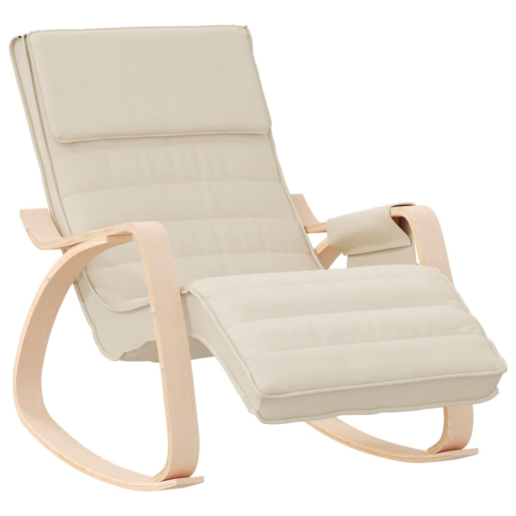 vidaXL Rocking Chair Rocker Swinging Chair for Living Room Nursery Fabric