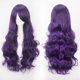 thumbnail image 4 of Pelucas sintéticas de pelo rosa, pelo suave de seda a granel, volumen de aire, alta temperatura, pelo largo y rizado, pelo de onda grande, peluca recta para Cosplay, 4 of 4