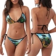 thumbnail image 3 of Disketp Green Tractor Field para Bañador de Dos Piezas para Mujer, Bikini Sexy Halter String, Conjunto de Bikini en Triángulo, 3 of 6