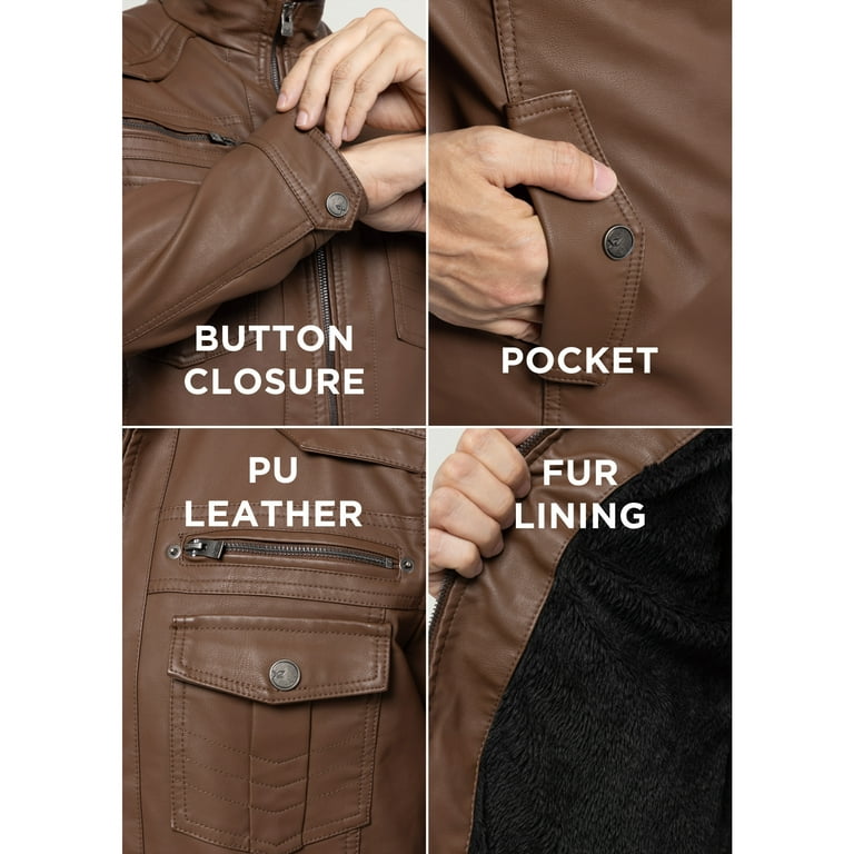 X ray jeans faux leather jacket hotsell